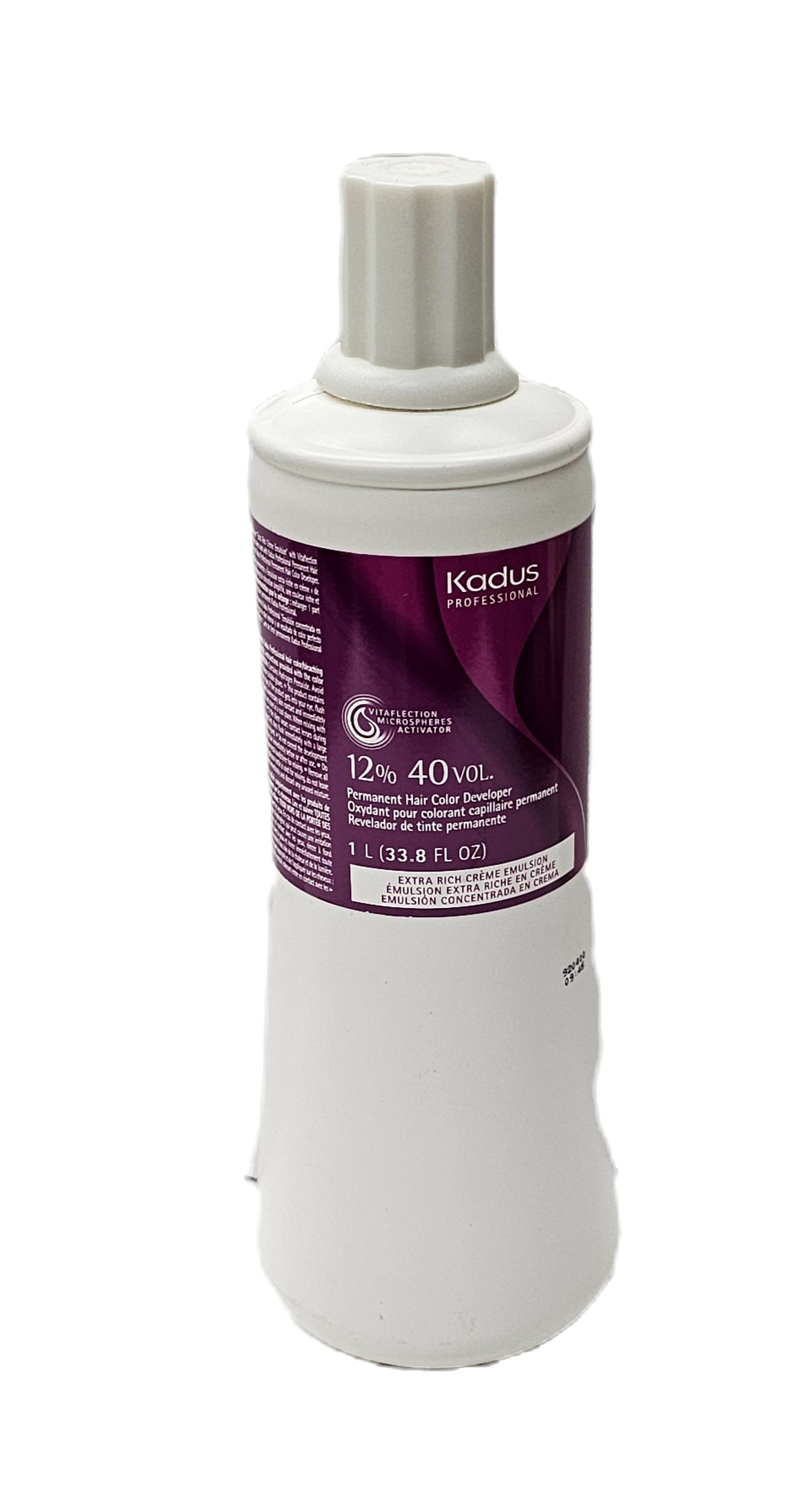 Kadus professional permanent hair color cream developer; 12% 40 vol; 33.8floz image 2