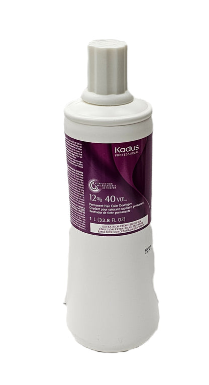 Kadus professional permanent hair color cream developer; 12% 40 vol; 33.8floz image 2