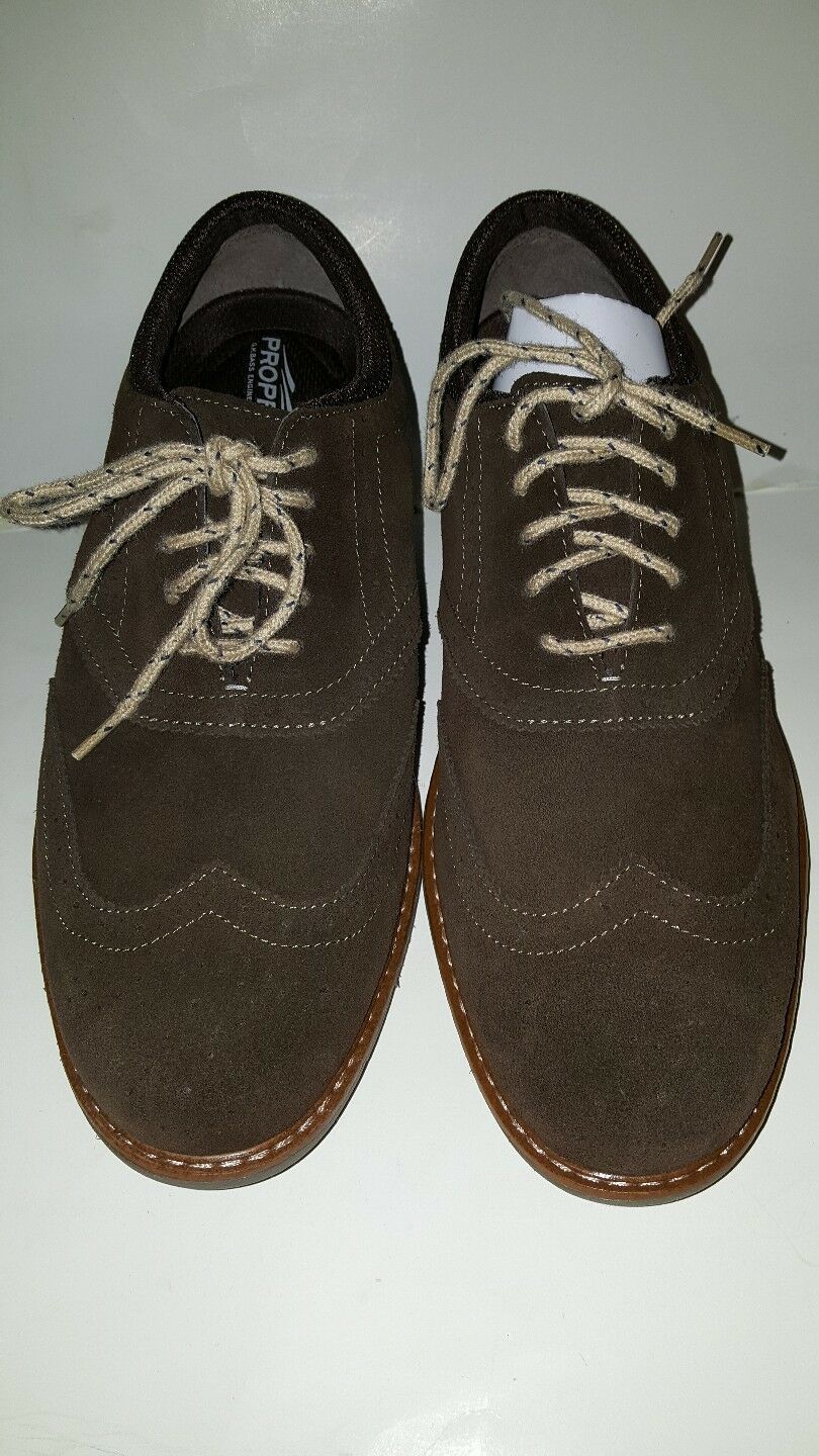 GH BASS PROPEL WINGTIP MEN'S OXFORD SHOES; BROWN; LEATHER/SUEDE/10442926200 image 0