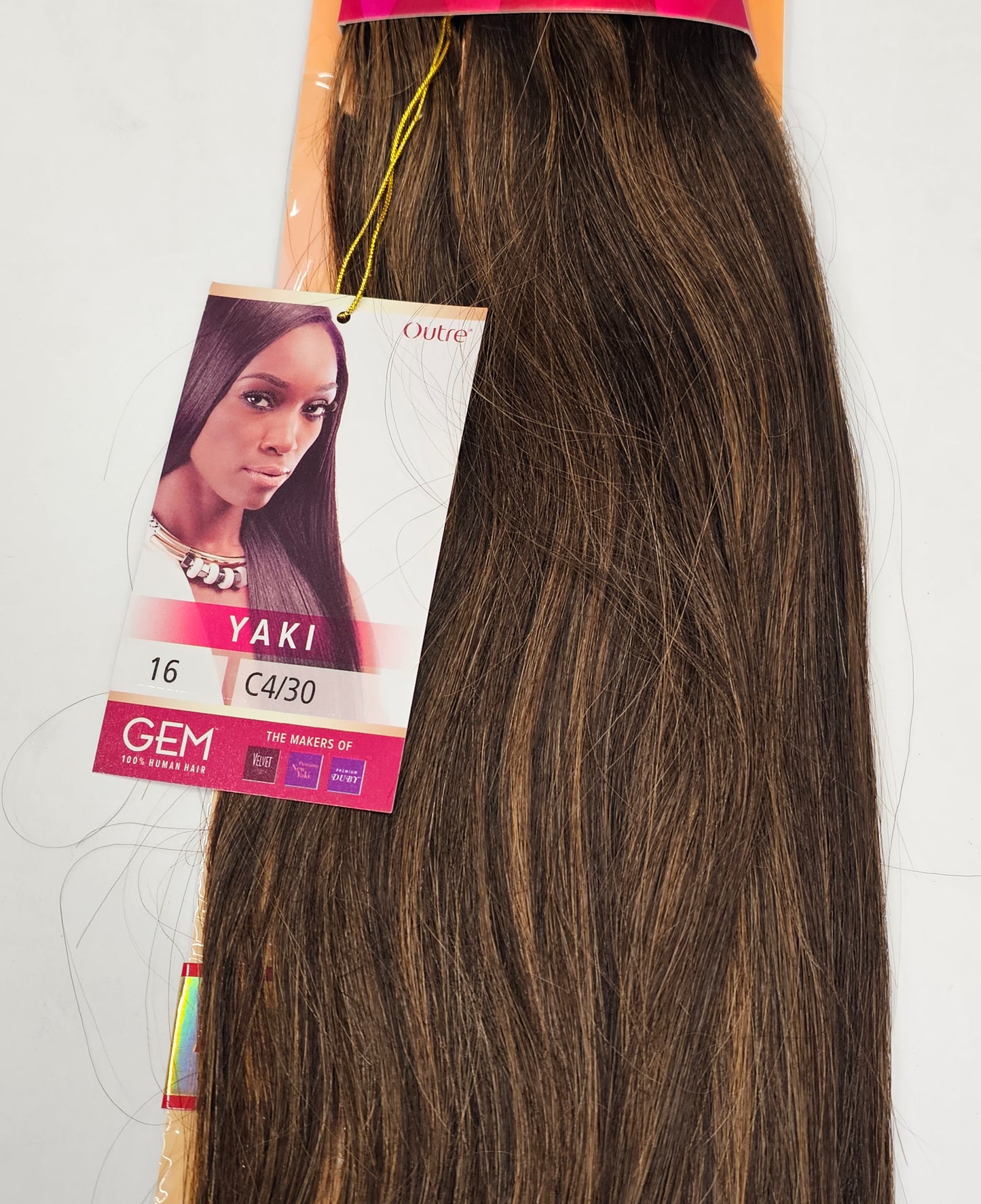 Human hair yaki weave argan oil smooth; shed-free straight sew-in weft. image 2