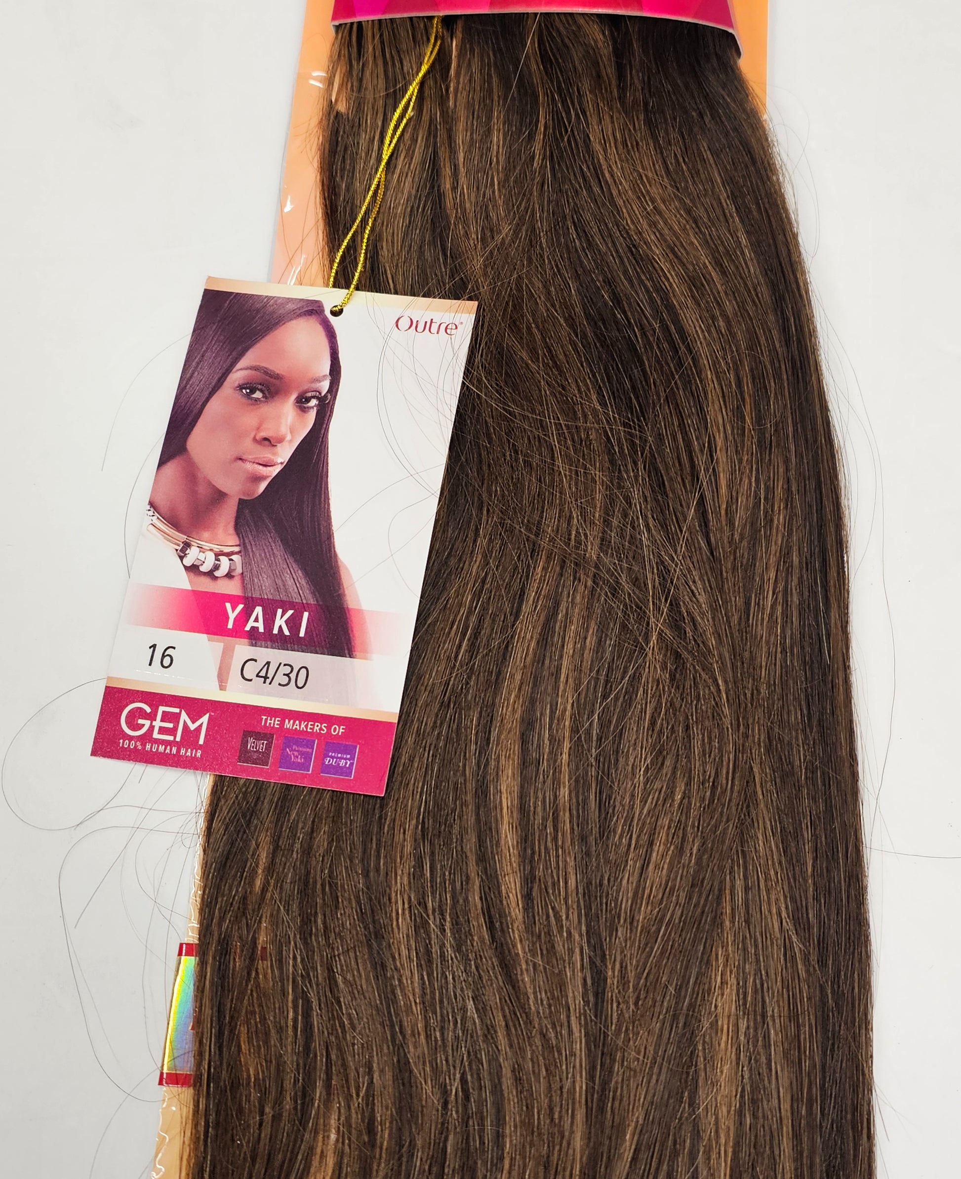 Human hair yaki weave argan oil smooth; shed-free straight sew-in weft. image 2