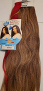 Human hair indian remy natural wet and wavyweave; 2 styles in 1 straight, wavy image 1