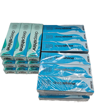 Lot of 132 pcs; Rusk deepshine demi hair color; advanced marine therapy;3.4fl.oz image 2