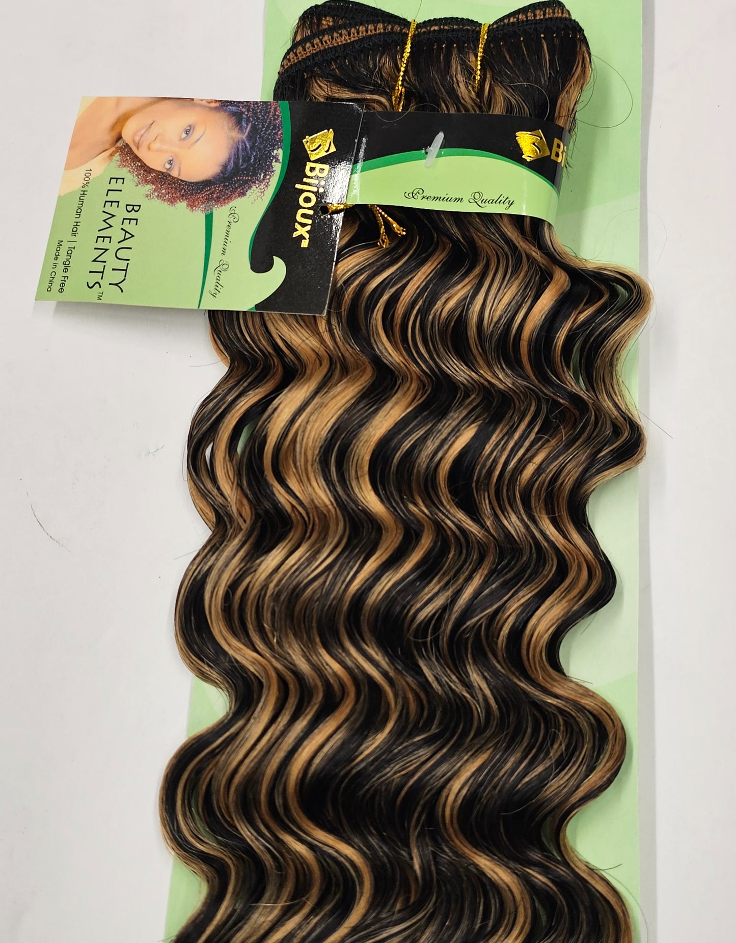 Curly human hair tangle-free new deep weave for sew-in; wefts. image 12