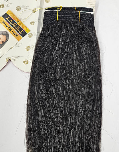 Human hair tangle-free new yaky weave straight; perm yaky sew-in weft. image 7