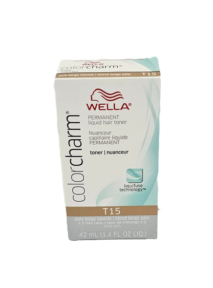 1 dozen Wella color charm liquid permanent  hair color; T15; 1.42floz; image 3
