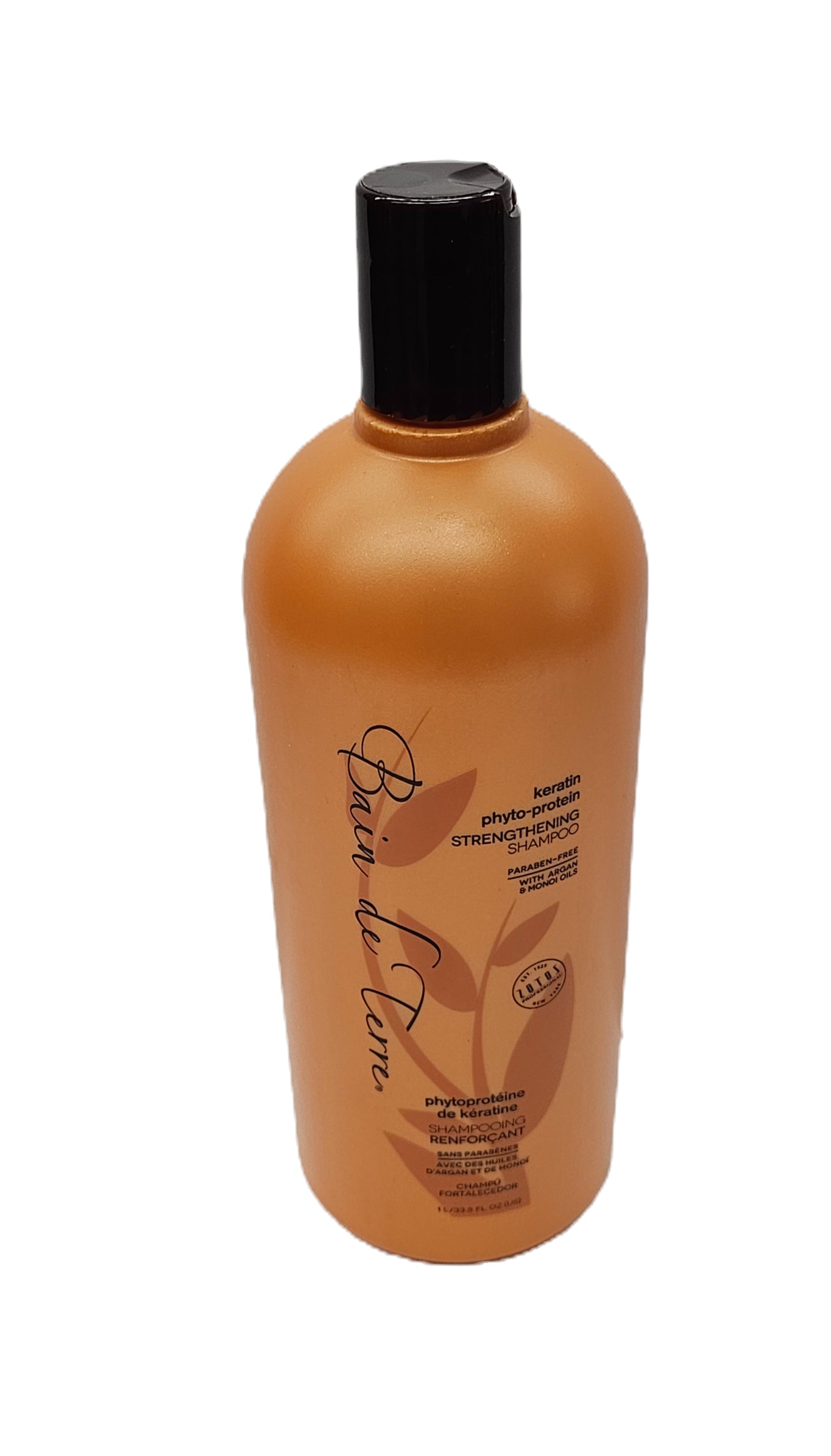 Bain de Terre Keratin Phyto-Protein Strengthening Shampoo (Size : 33.8 oz) image 1