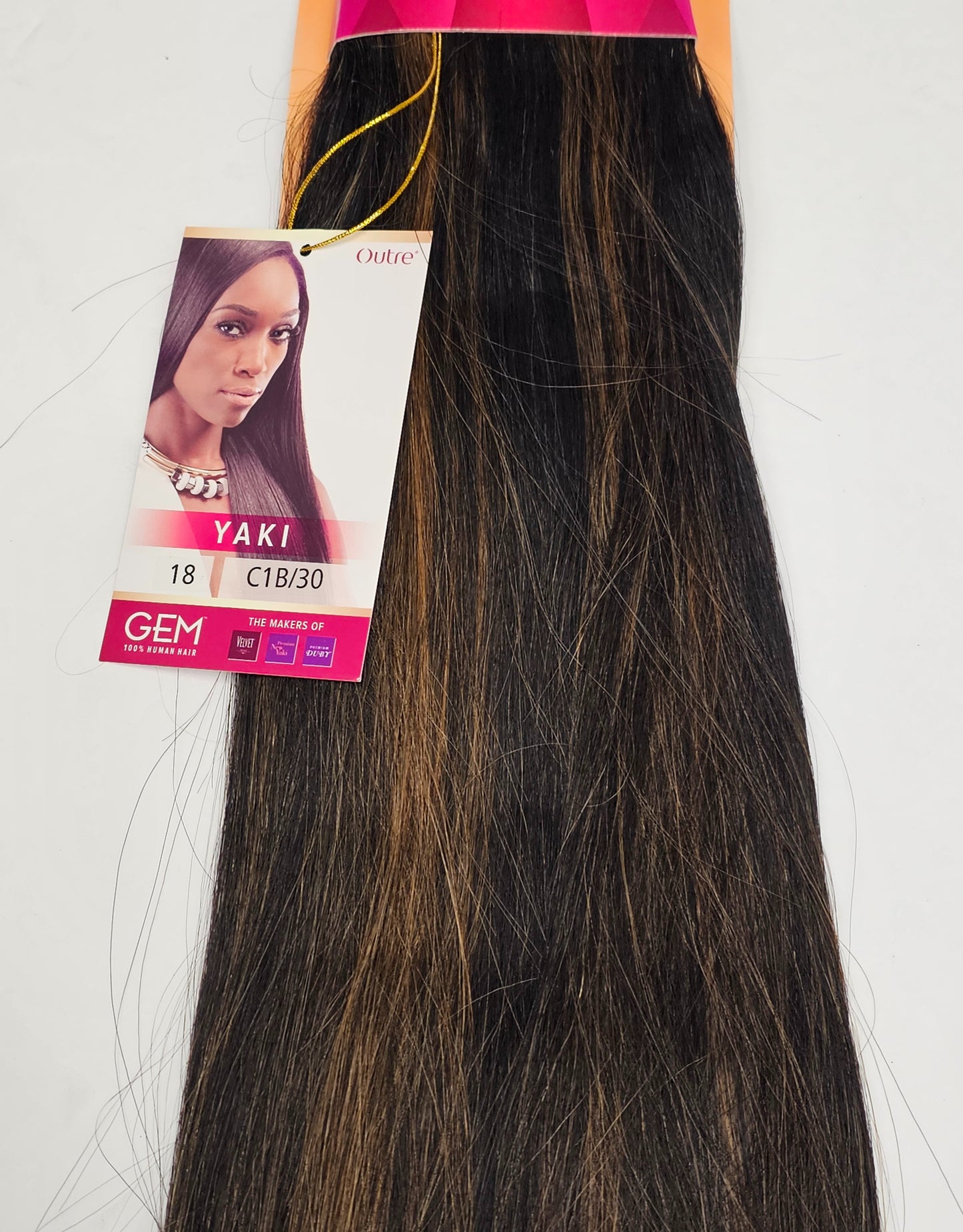Human hair yaki weave argan oil smooth; shed-free straight sew-in weft. image 3