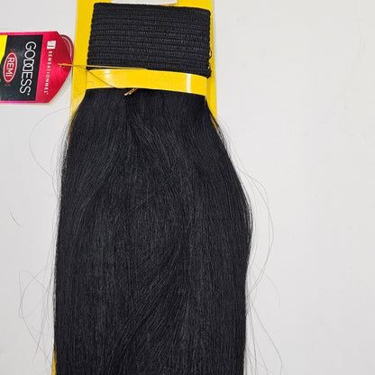 Goddess remi human hair weave tangle-free for sew-in; straight; wefts image 1