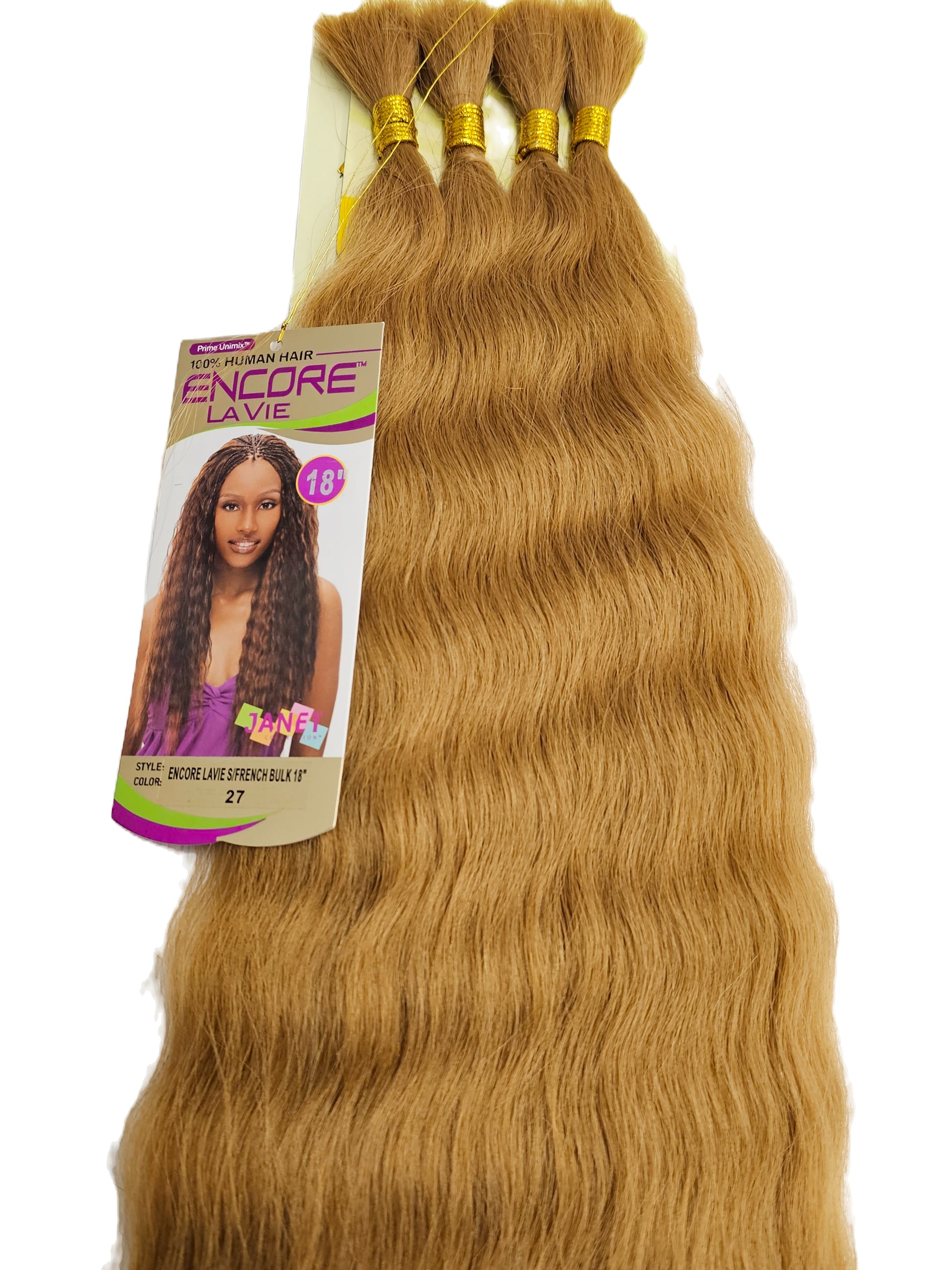 Wet and wavy human hair premium blend  Super French bulk for braiding image 9
