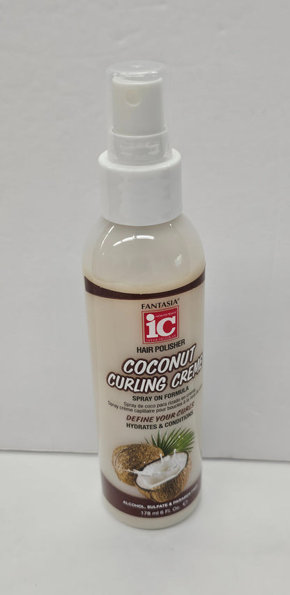 Fantasia IC Coconut Curling Cream 6oz image 2