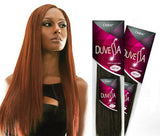 HALF PACK 100% HUMAN HAIR REMI WEAVE;STRAIGHT;TANGLE FREE;OUTRE DUVESSA;SEW-IN image 0