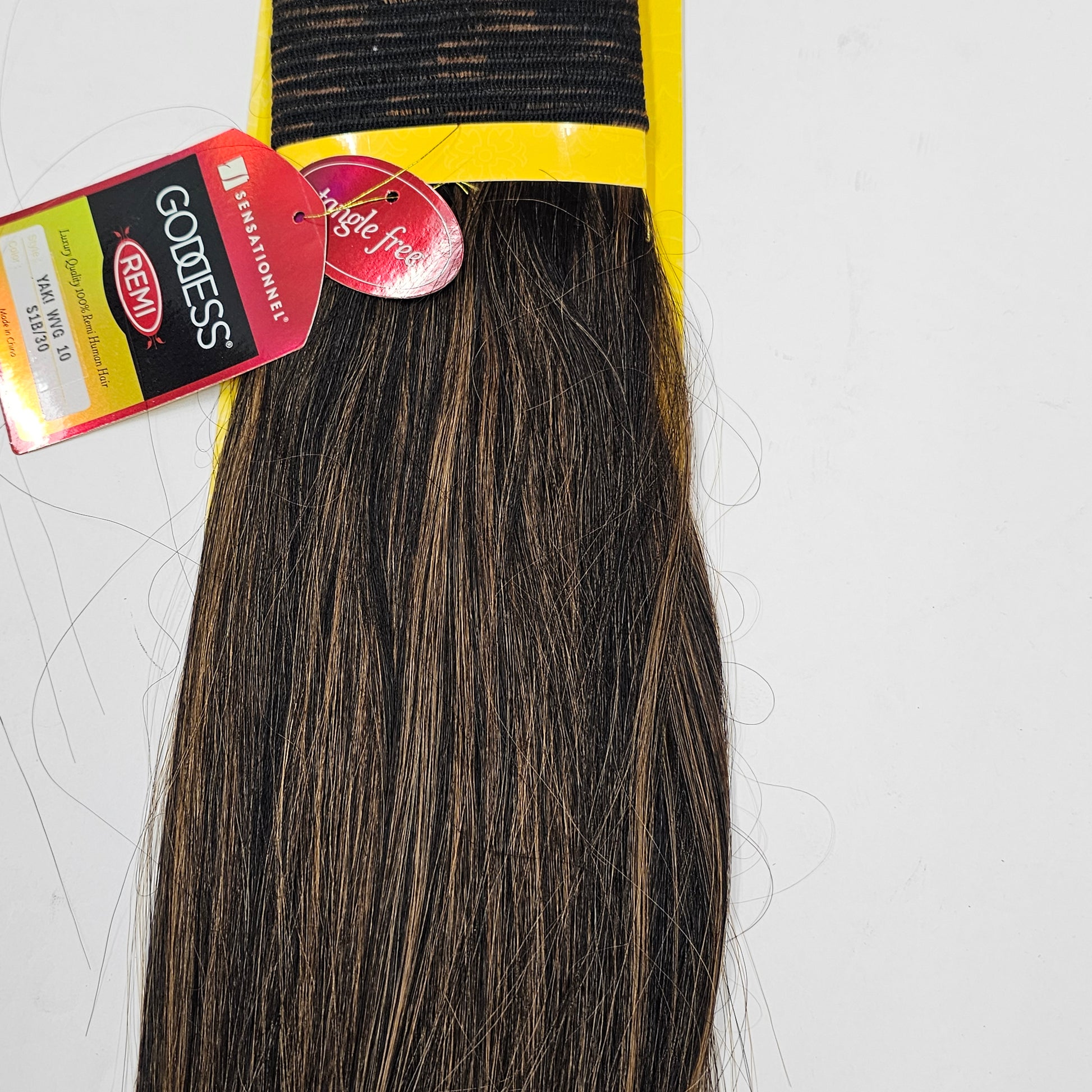 Goddess remi human hair weave tangle-free for sew-in; straight; wefts image 6