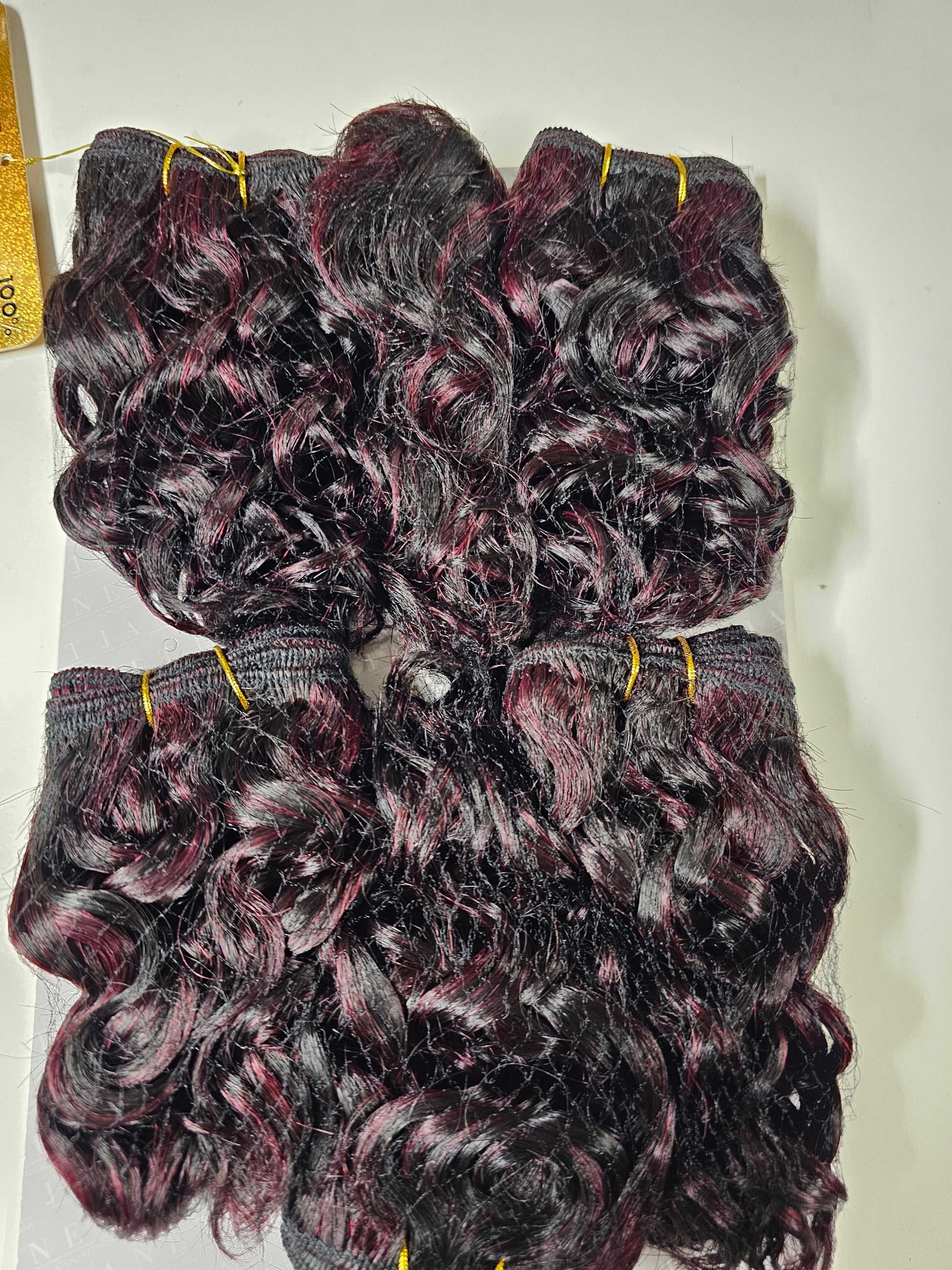 Human hair tangle-free weave; Adante; deep curls; sew-in; 6pcs. image 4