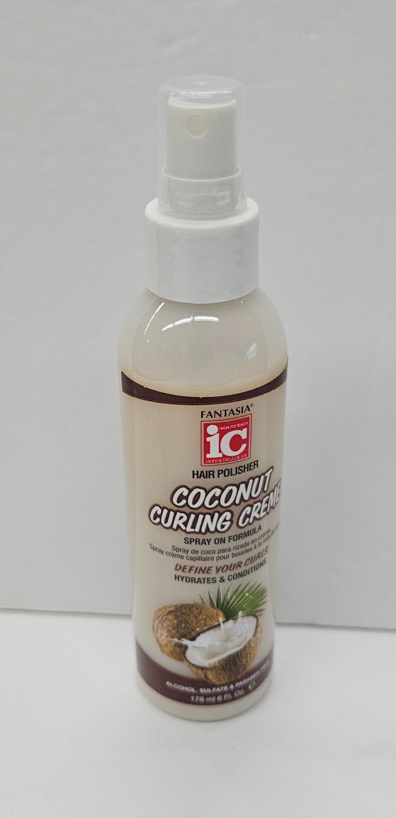 Fantasia IC Coconut Curling Cream 6oz image 0