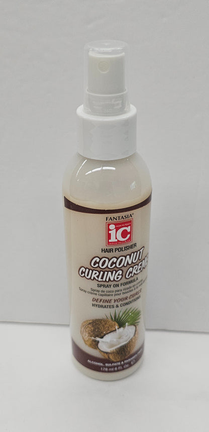 Fantasia IC Coconut Curling Cream 6oz image 0