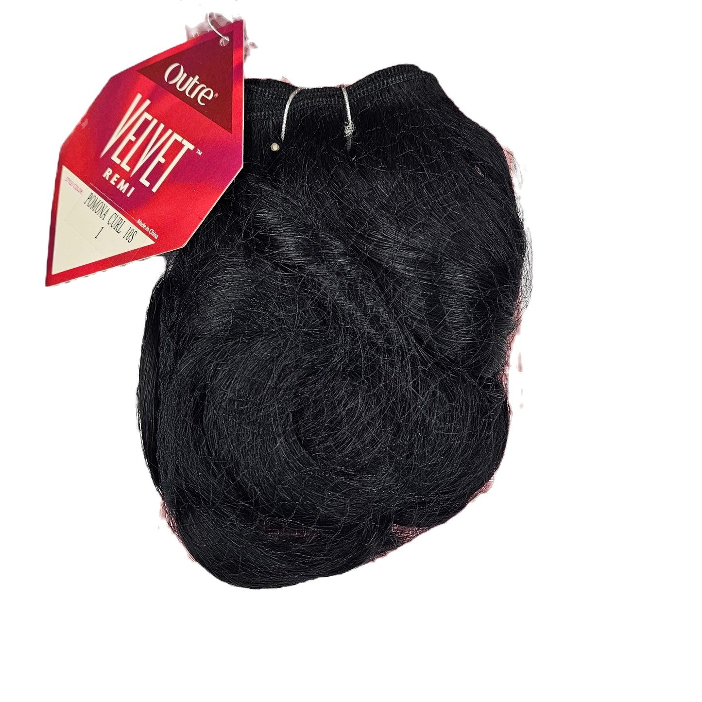 Velvet remi human hair weave; Pomona curl sew-in weft. image 2