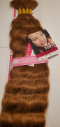 Human hair blended super bulk wet and wavy; tangle-free; braiding hair; soft and image 0