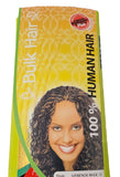 Wet and wavy human hair tangle-free french refined super bulk for braiding image 0