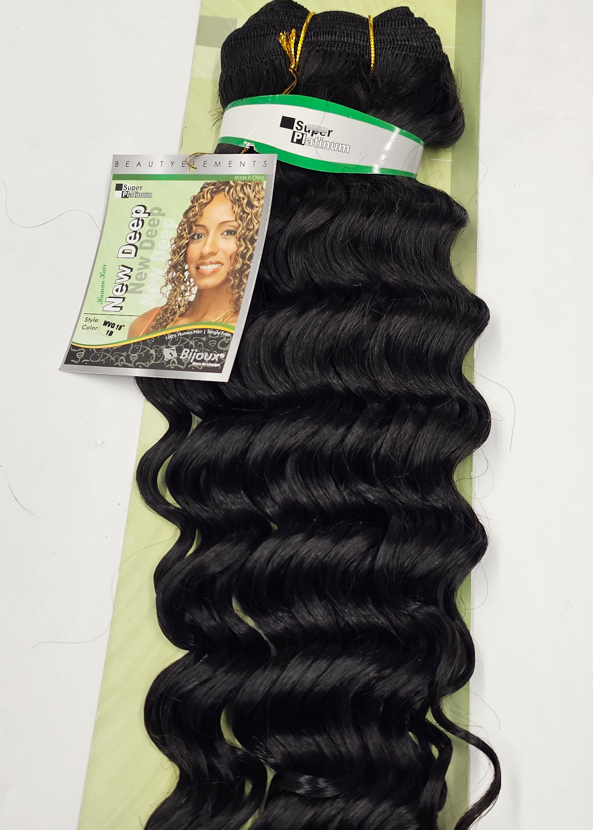 Curly human hair tangle-free new deep weave for sew-in; wefts. image 9