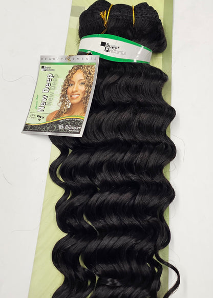 Curly human hair tangle-free new deep weave for sew-in; wefts. image 9