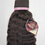 Human hair velvet remi french wave weave; wavy sew-in weft. image 0