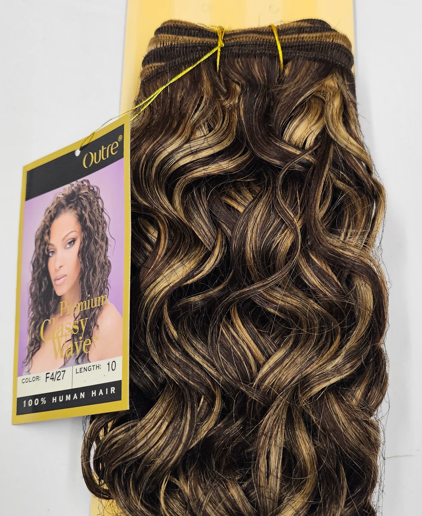 Human hair tangle -free premium classy wave; curly sew-in weft; Outre image 5