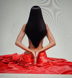 Model model human hair weave for sew-in; straight; cuticle remy; wefts image 0