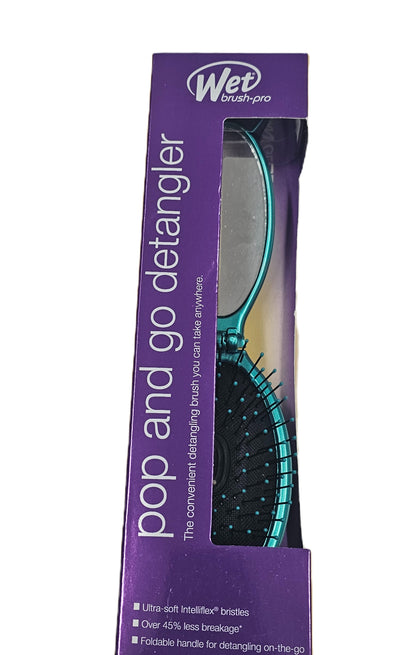 Wet brush-pro pop and go detangler; ultra soft foldable handle. image 1