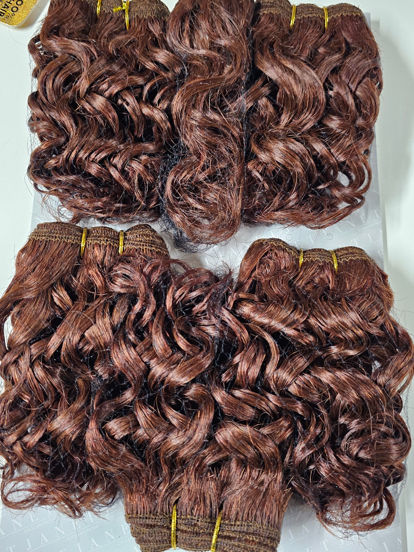 Human hair tangle-free weave; Adante; deep curls; sew-in; 6pcs. image 2