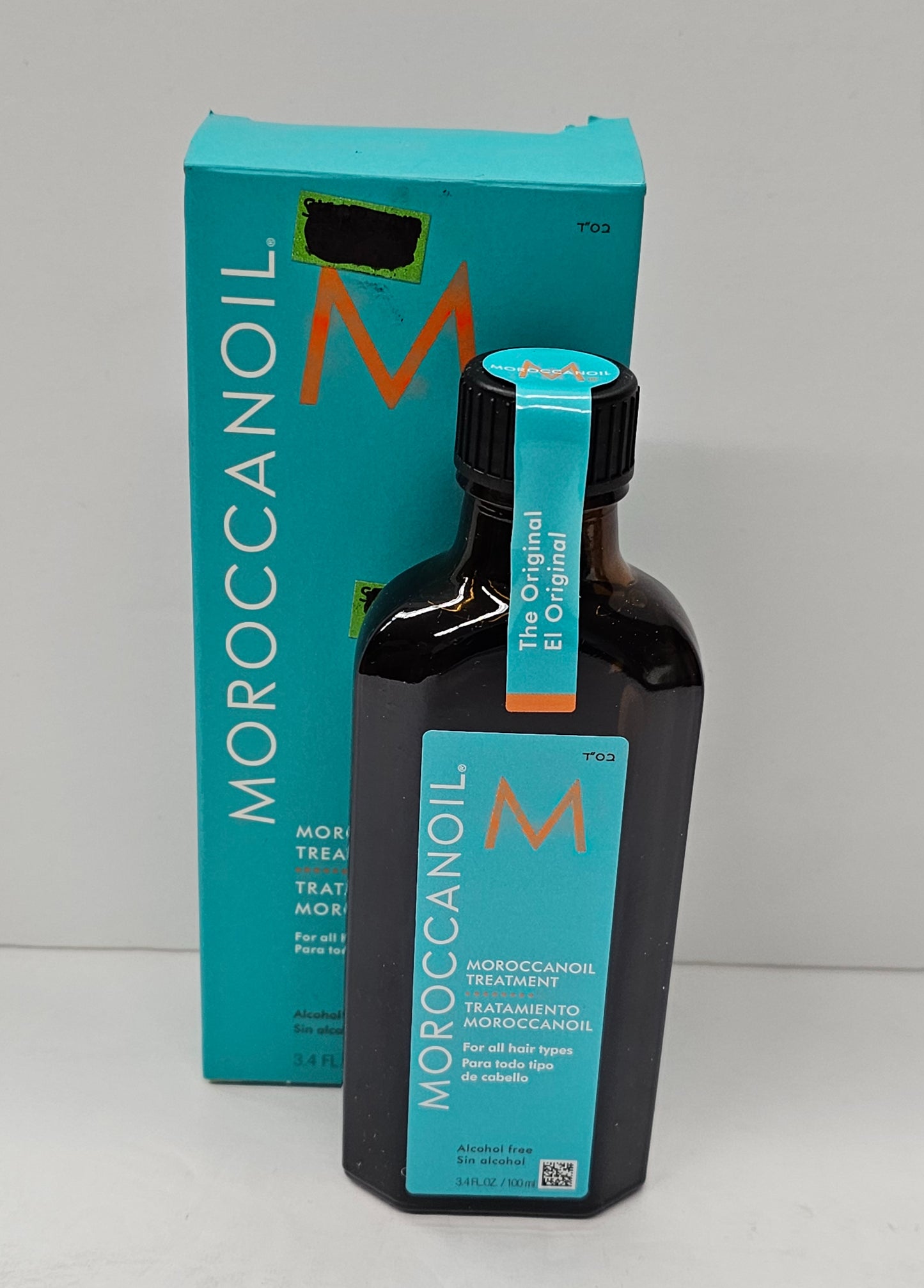 Moroccan oil treatment; alcohol free; 3.4fl.oz image 1