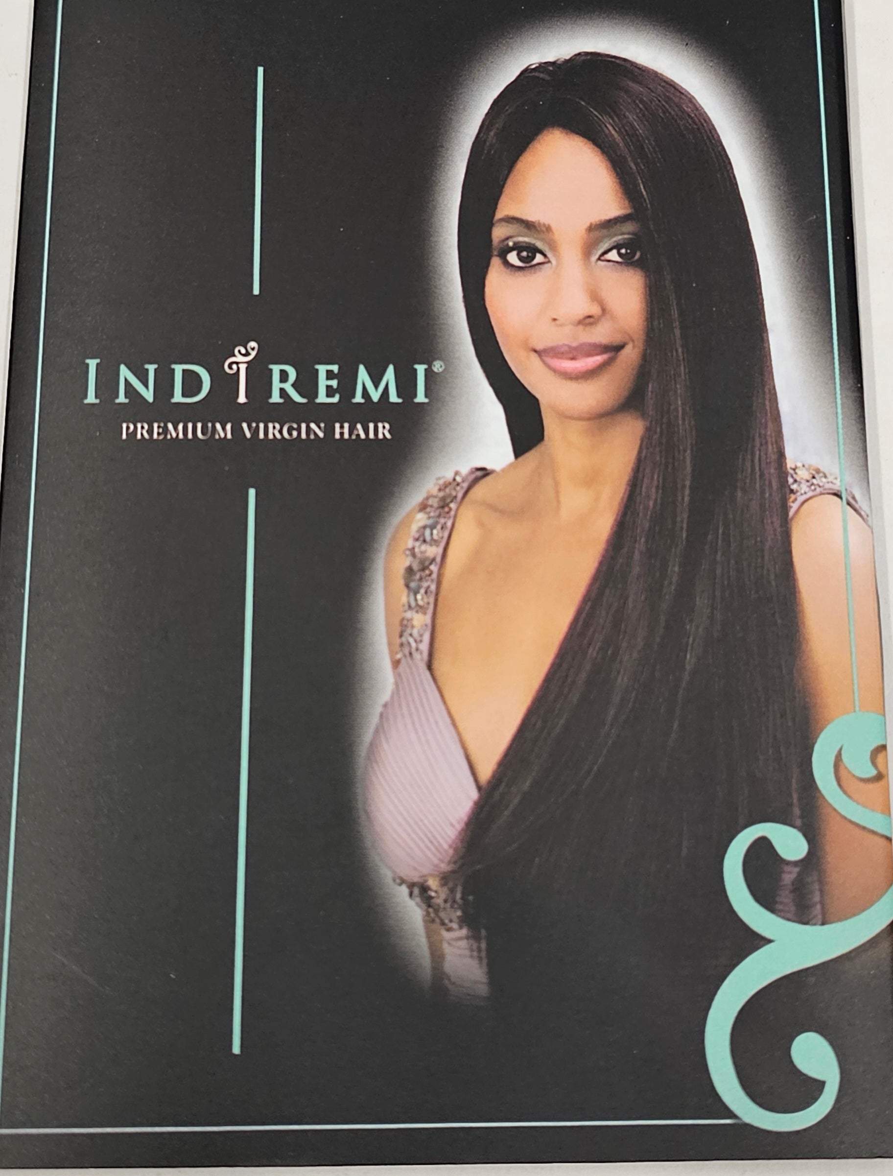 Indi remi premium virgin hair natural yaky weave; straight sew-in weft image 0