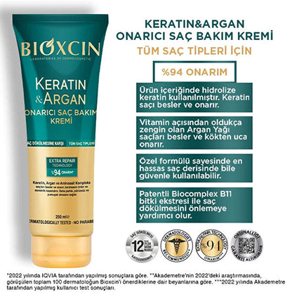 Bioxcin Keratin & Argan Repair Hair Cream
