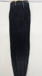 Set of 24 packs of human hair yaki weave; straight weft for sew-in image 0
