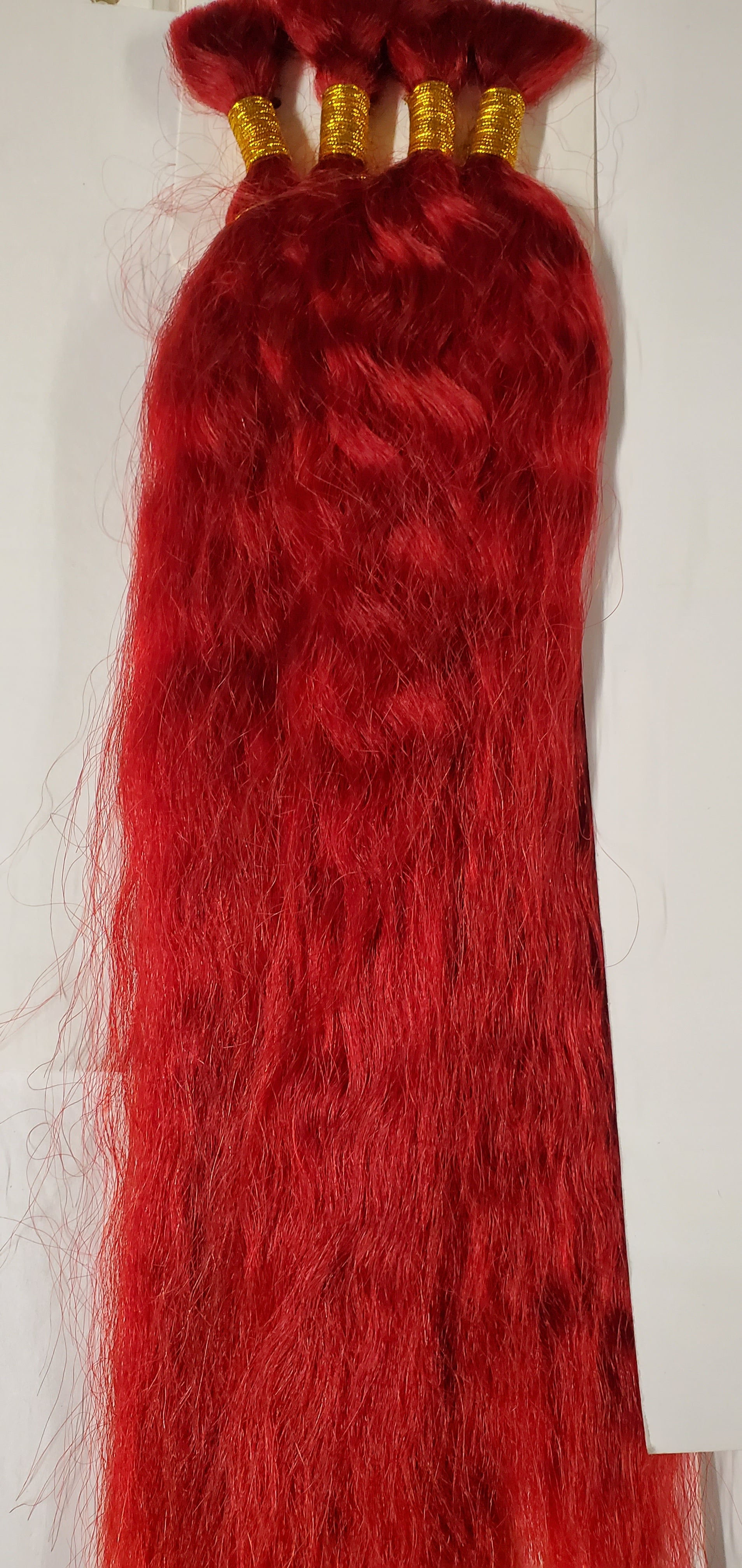 Wet and wavy human hair tangle-free french refined super bulk for braiding image 5