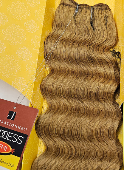 Goddess remi curly human hair weave tangle-free for sew-in; loose deep; wefts image 8