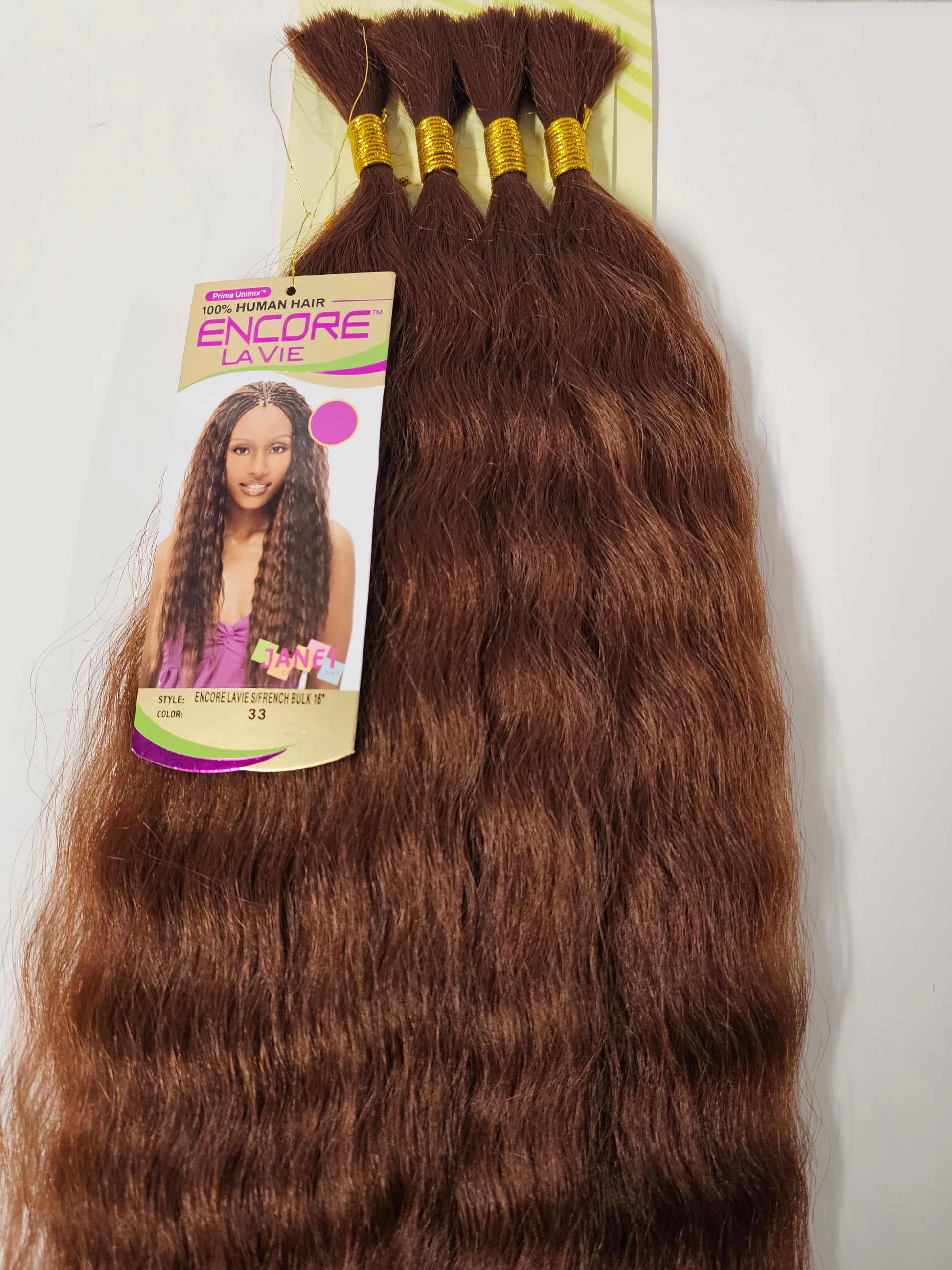 Wet and wavy human hair premium blend  Super French bulk for braiding image 6