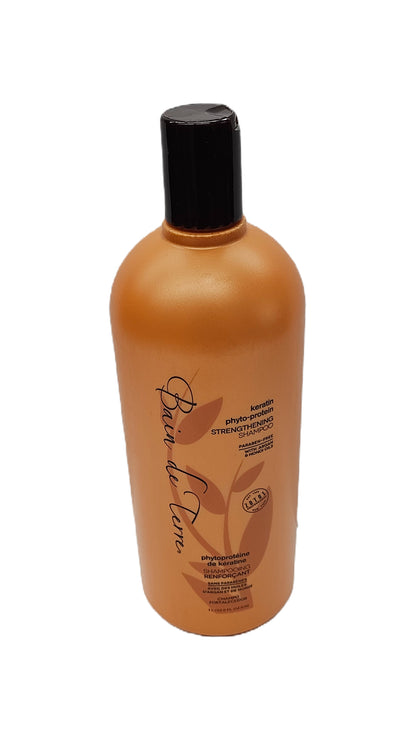 Bain de Terre Keratin Phyto-Protein Strengthening Shampoo (Size : 33.8 oz) image 0