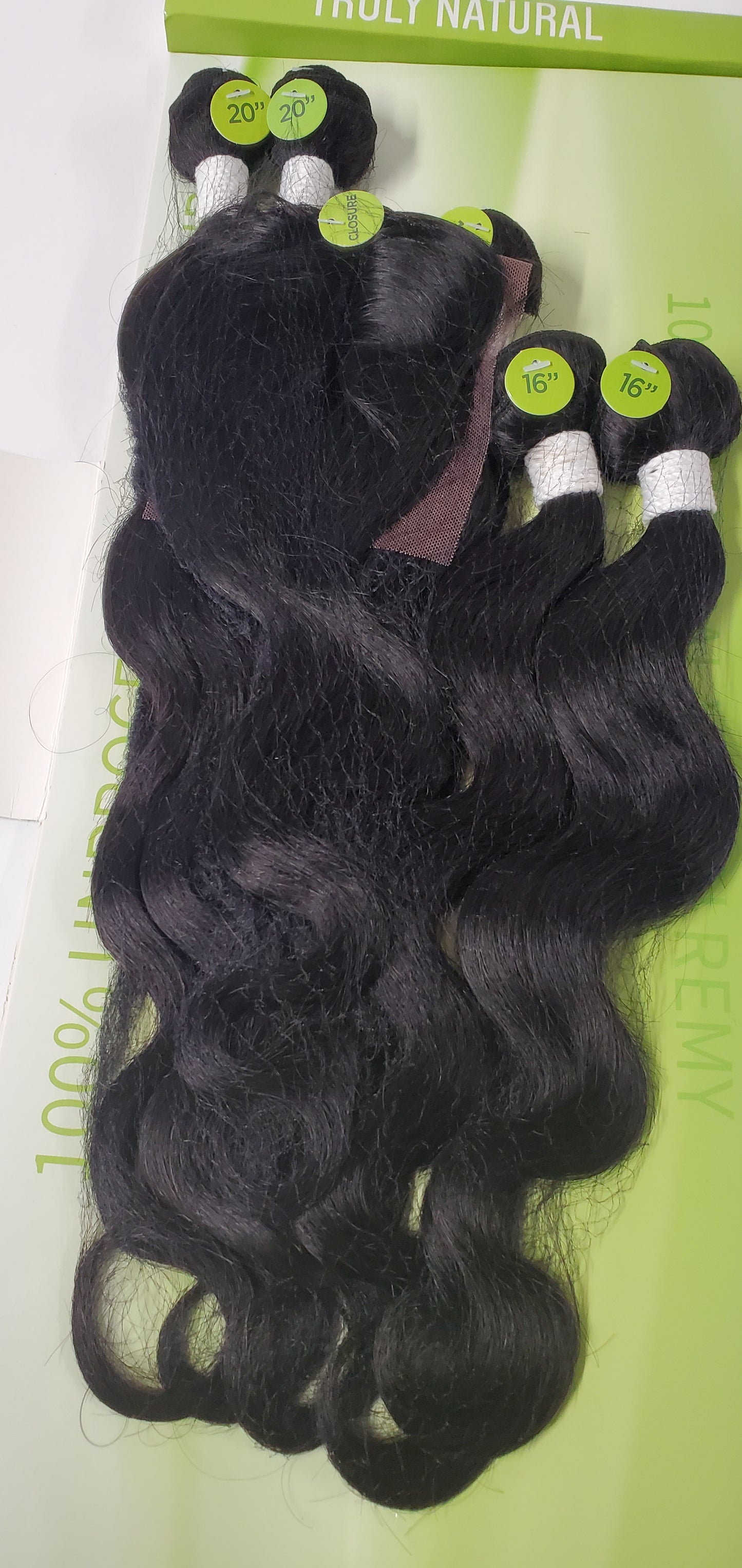 unprocessed virgin remy human hair; multipack 7pcs curly all-in-one image 1
