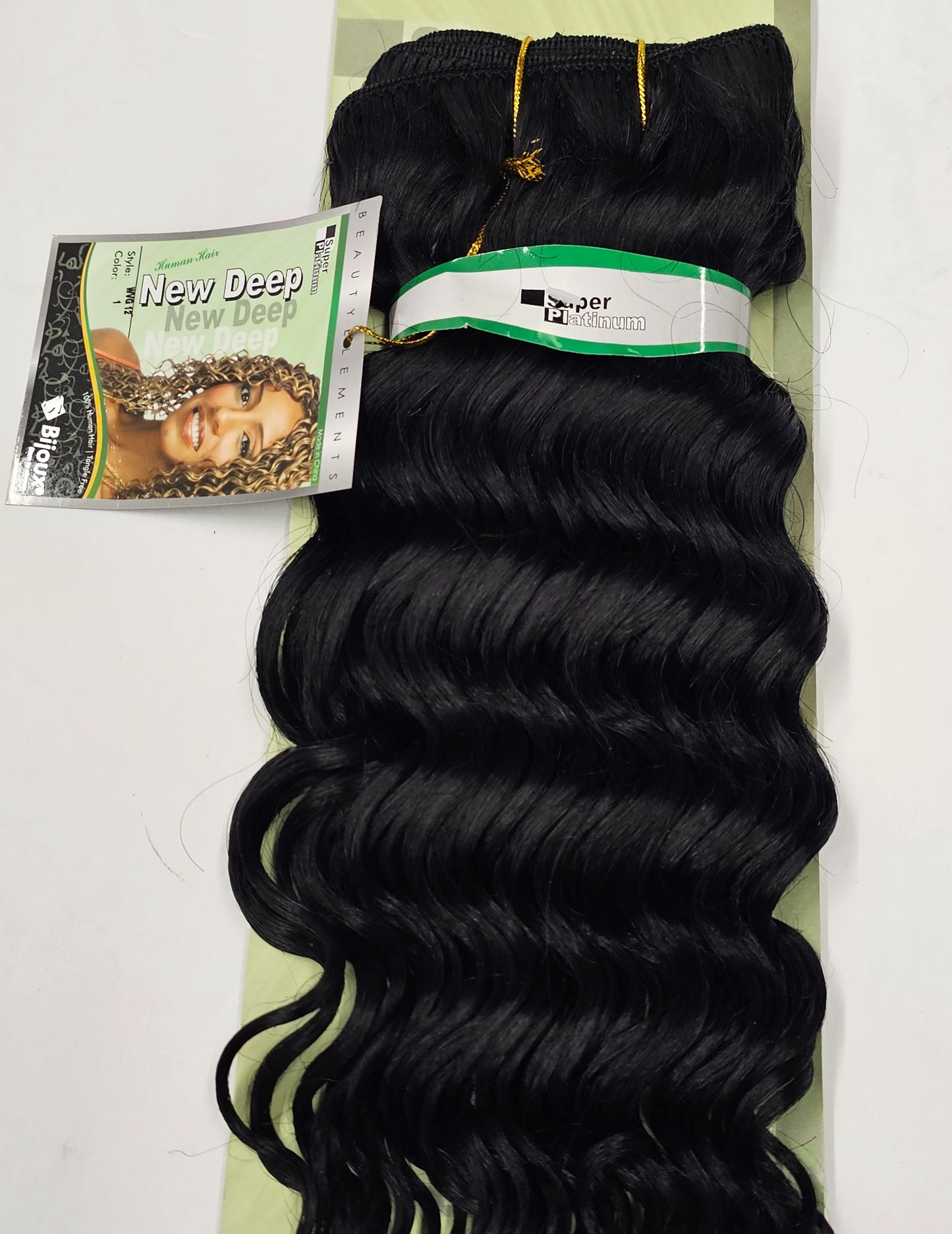 Curly human hair tangle-free new deep weave for sew-in; wefts. image 14
