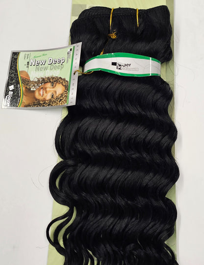 Curly human hair tangle-free new deep weave for sew-in; wefts. image 14