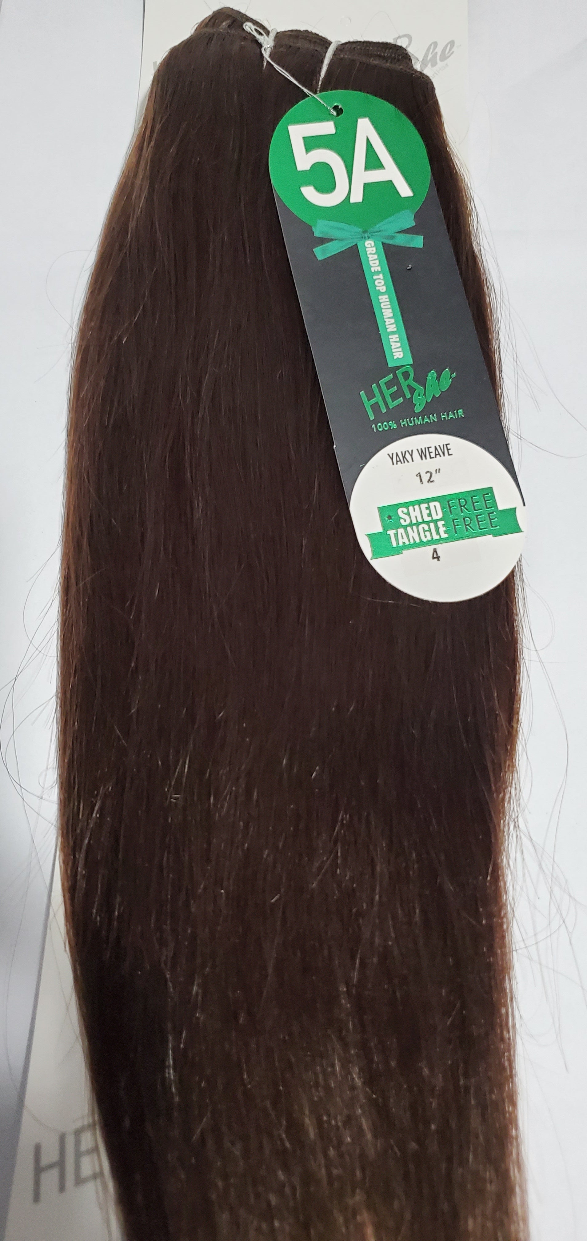 Human hair yaky weave 5A grade yaky weave; shed-free straight sew-in weft. image 6
