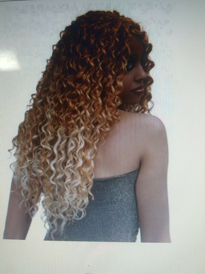 Bobbi Boss Indi remi virgin human hair weave; French wave; weft; curly;women image 1