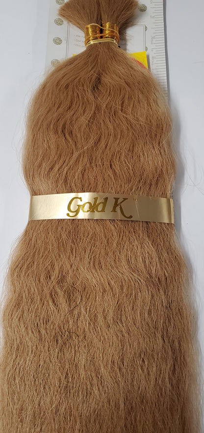 Human hair French refined super bulk tangle-free  wet and wavy for braiding; Jan image 6