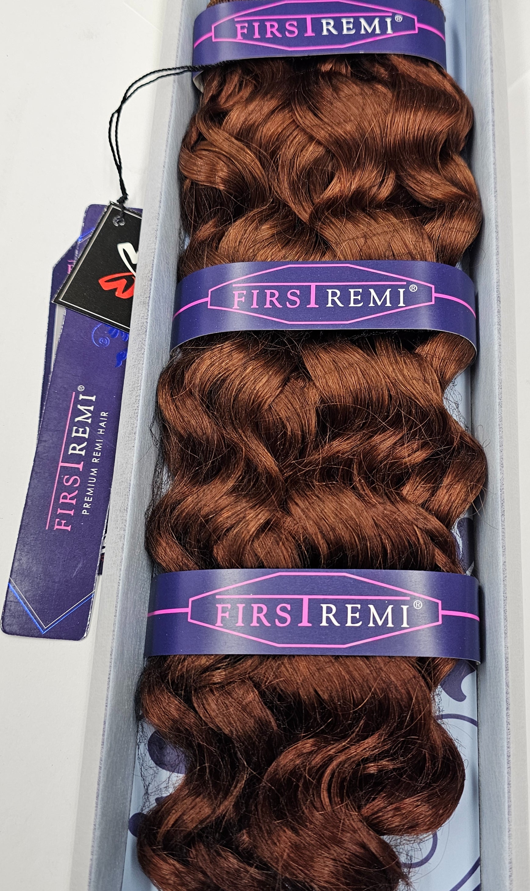 Curly premium remi hair weave; cosmo wave for  sew-in; wefts. image 1