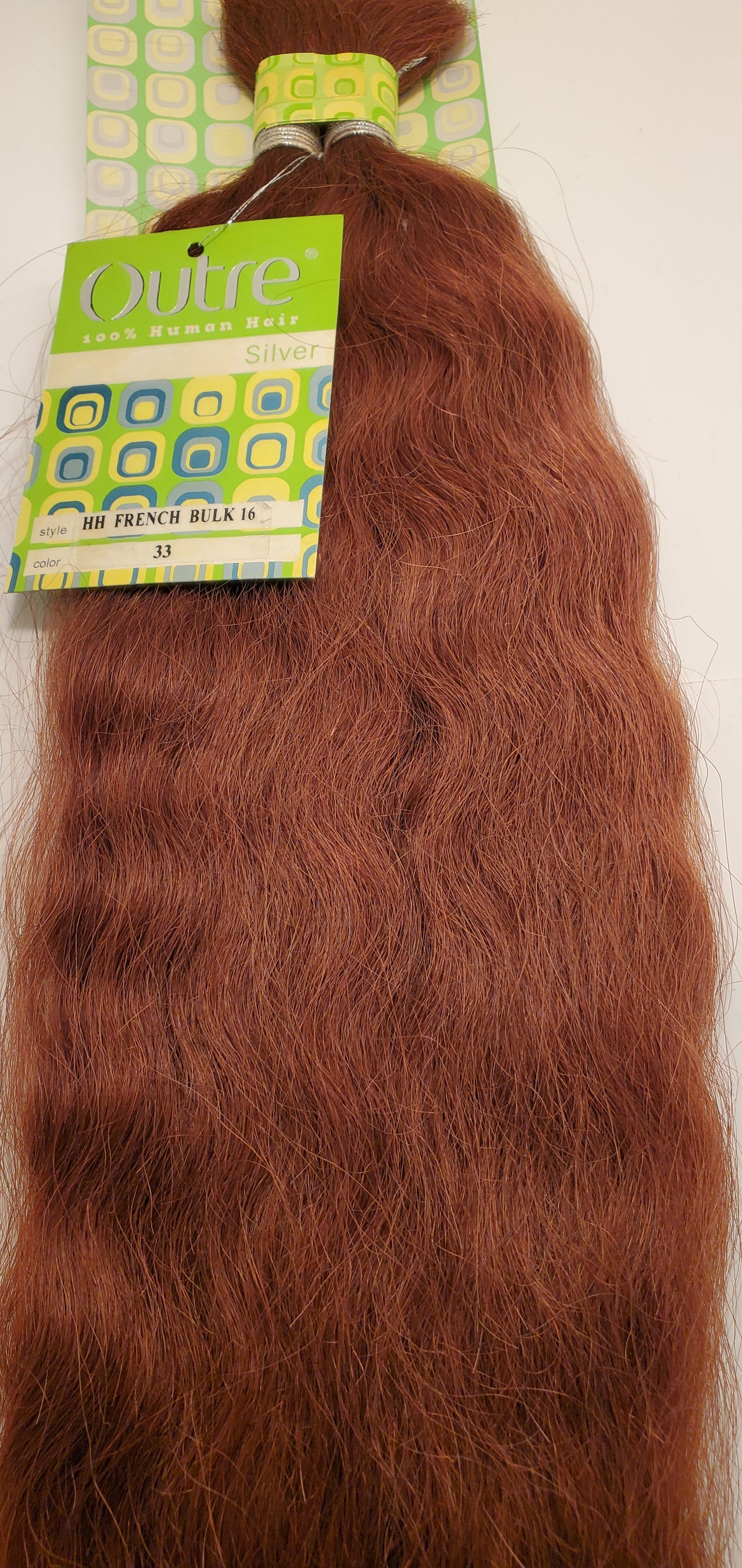 Human hair tangle-free French bulk wavy for braiding; Outre image 0