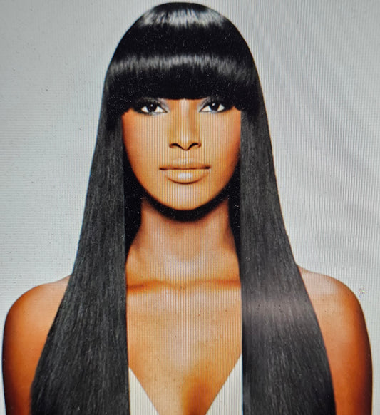 Remy human hair weave XQ cuticle; straight sew-in weft; Shake n go image 0