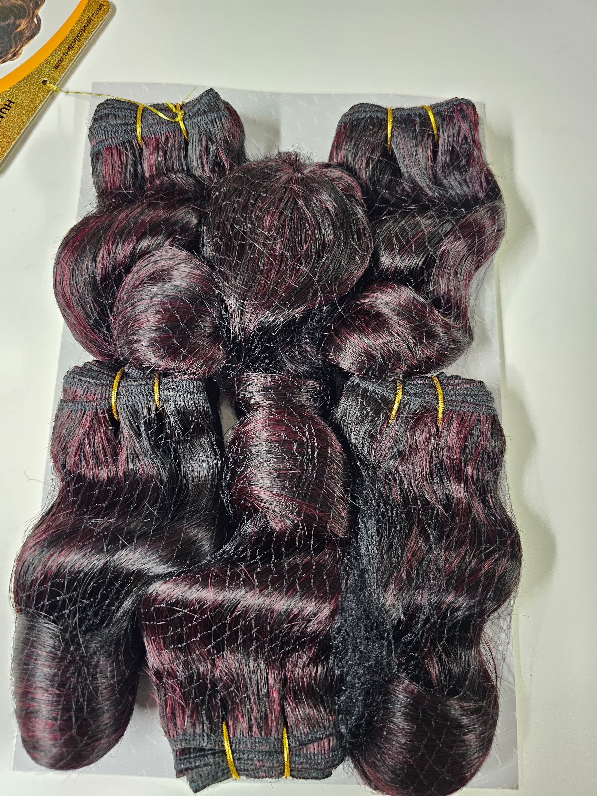 Human hair tangle-free weave; body romance; sew-in; curly; 6pcs image 6