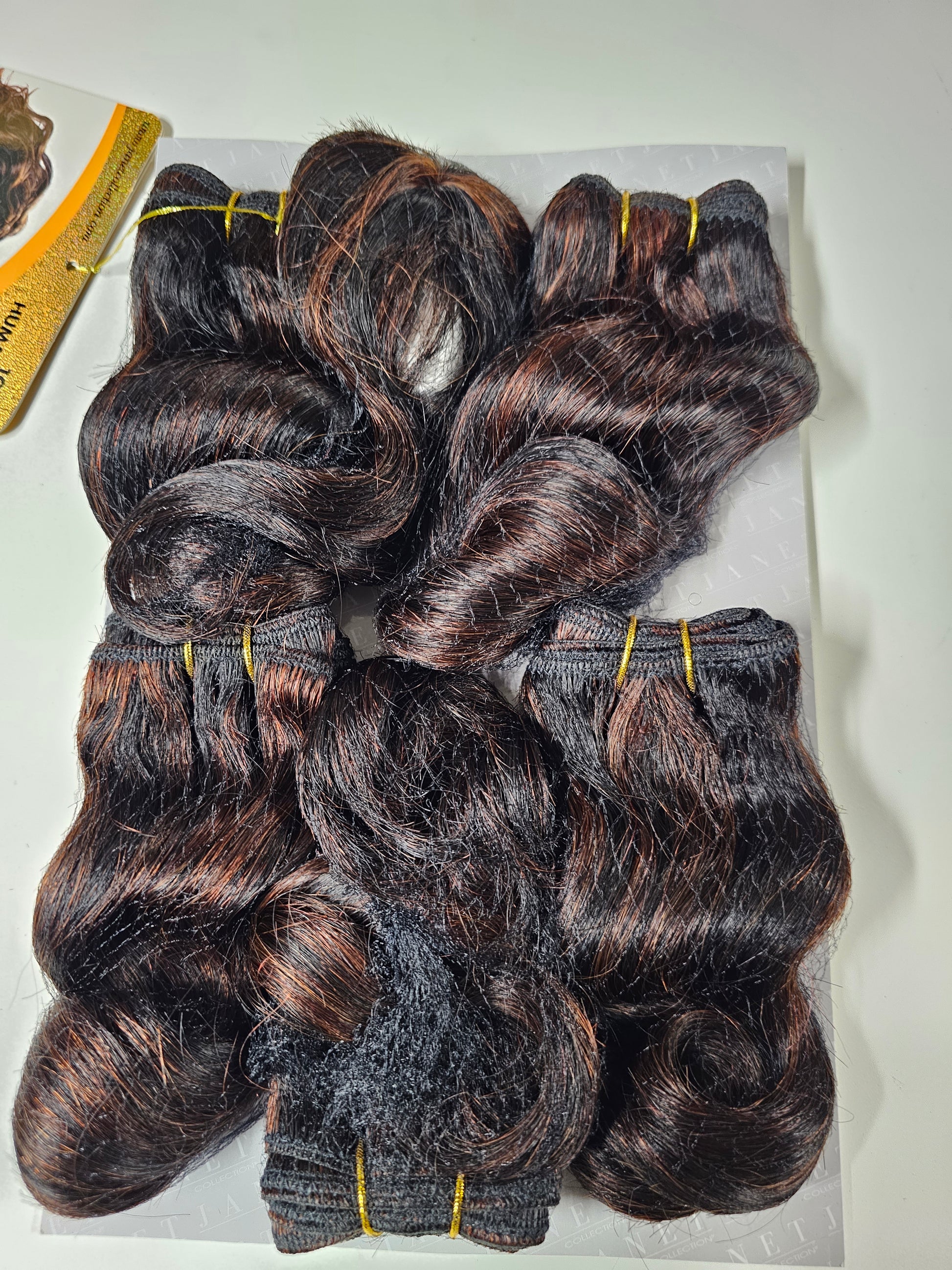 Human hair tangle-free weave; body romance; sew-in; curly; 6pcs image 7