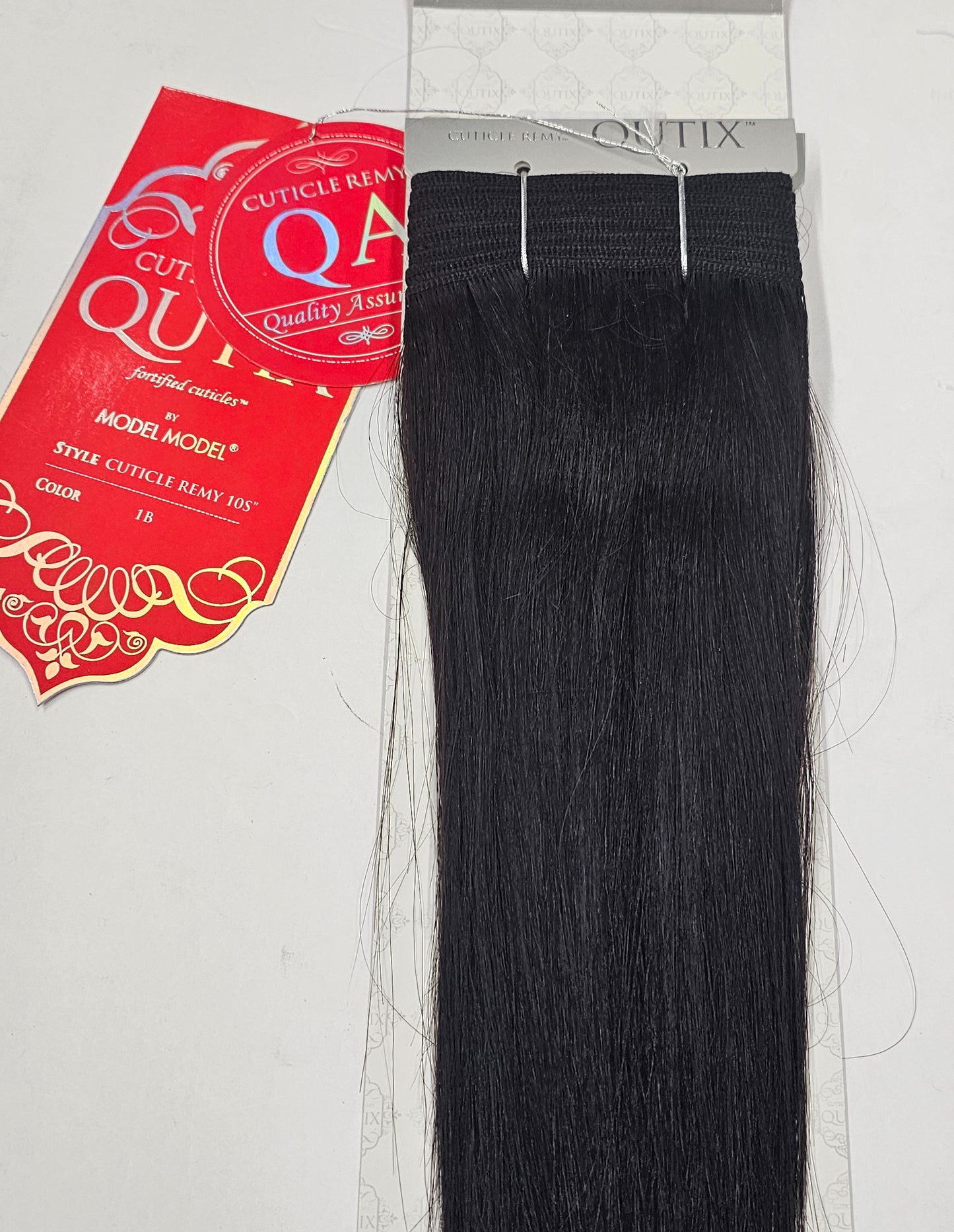Model model human hair weave for sew-in; straight; cuticle remy; wefts image 2